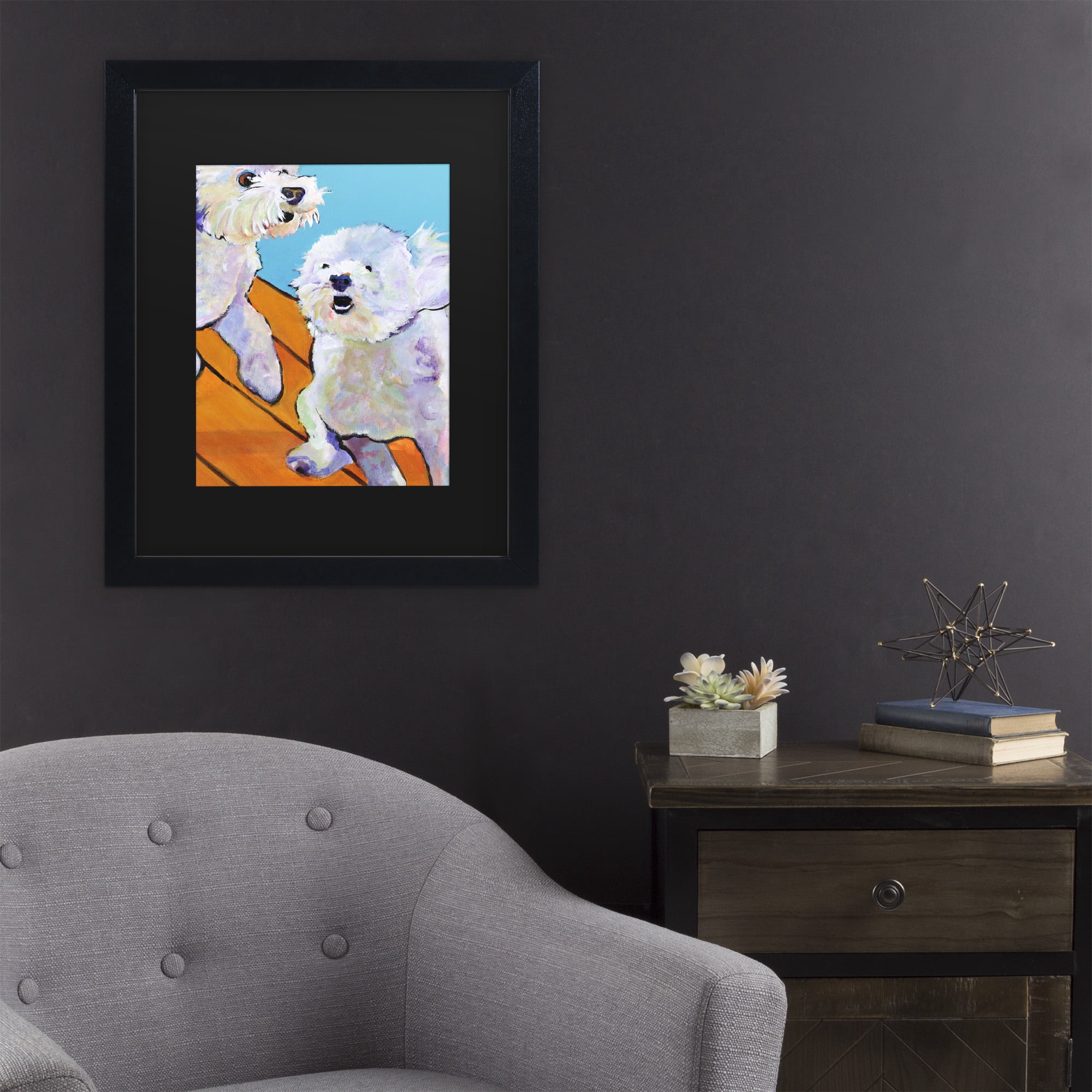 Trademark Fine Art 'Catch Me' Canvas Art by Pat Saunders-White