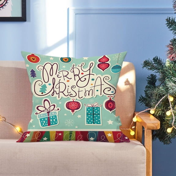 Kugisaki Throw Pillow Covers Soft Thicked Flocked Pillowcase Decorative Pillow Covers for Sofa Couch Bed