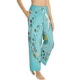 thumbnail image 2 of Fotbe Travelling on Airplane Women's Pajama Pants,Sleepwear Pants,Pj Bottoms Drawstring And Pockets-X-Large, 2 of 9