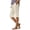 Z16Beige, variant on Womens Linen Pants 2026 Knee Length Cotton Capris Summer Straight Leg Loose Beach Bermuda Shorts with Pockets Saffron S