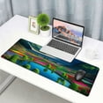 thumbnail image 6 of nygtbtfer Mountain Sky Water Mouse Pads , Eco Friendly Cloth with Neoprene Rubber Mouse Pad Desktop Mousepad Laptop Mousepads Comfortable Comput 31.5x11.8 in, 6 of 6