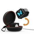 thumbnail image 3 of Charging Case Bag + Charger Cable Holder for Smart Watch 1/2/3/4, Non-slip Silicone Rubber Dock Case, 3 of 8
