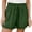 Green, variant on Aayomet Womens Shorts Summer Elastic Waist Casual Shorts Lightweight with Pockets,Beige XL