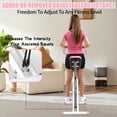 thumbnail image 3 of Jopath Squat Assist Trainer Foldable Squat Rider Machine Assist Trainer For Glutes Workout Foldable For Glutes And Quads With Resistance Bands 250lbs Capacity For Home Gym Fitness Pink, 3 of 10