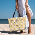 thumbnail image 6 of Naloa Rabbit And Candy Large Capacity Beach Bag, Waterproof Sandproof Beach Swim Pool Bag Tote Bag for Women, 6 of 7