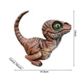 thumbnail image 6 of Dserhfy Realistic Dinosaur Figurine Resin Dinosaur Statue Weather-Resistant Outdoor Dinosaur Decoration Unique Gift for Kids, 6 of 8
