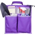 thumbnail image 6 of Garden Pouch Foldable Portable Garden Kneeler, Bench Kneeling Bag, Seat Storage Tote Hanging Organizer, Gardening Tools Storage Stool Multiple Storage Pouch (Purple) 12x13", 6 of 7