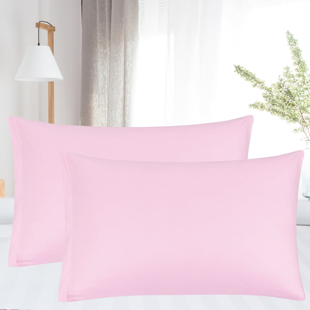 Zippered Pillow Cases Pillowcases Covers Egyptian Cotton 2Pack (20 x