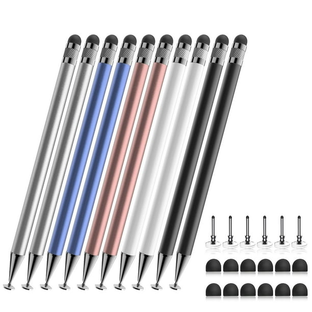 Lápiz capacitivo 2 en 1 Stylus Bopomofo para pantalla táctil (10 unidades)