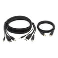 thumbnail image 3 of Tripp Lite Displayport Kvm Cable Kit 4k 3.5mm Audio 3xm/3xm M/m 6ft - Video / / Audio Cable - Usb, Mini Jack, Displayport (m) To Type B, Mini Jack, Displayport (m) - 6 Ft - 4k Support, 3 of 6