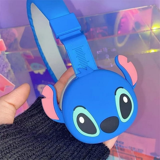 AUDIFONOS DIADEMA BLUETOOTH FIGURA DE STITCH