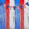 thumbnail image 6 of 2 Pack Silver Metallic Foil Curtain Backdrop: Tinsel Fringe Curtains Photo Booth, 6 of 6