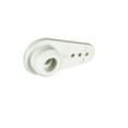 thumbnail image 4 of Plastic Servo Arms 25T White, 3mm Hole Single / Double Arm for Futaba, 1 Set, 4 of 5