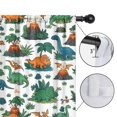 thumbnail image 4 of Blackout Kids Curtains,Colorful Dinosaurs Volcanoes Plants Pattern Childrens Insulated Curtains Set Of 2,Bedroom Essentials,Toddler Room Decor 52"x84", 4 of 5