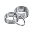 thumbnail image 1 of Unique Bargains 24mm Metal O Rings, 10 Pack 304 Stainless Steel Round Rings for Hardware Bags, 1 of 7