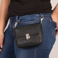 thumbnail image 3 of Hot Leathers CPL5003 Black Ladies Leather Clip Pouch 7 x 6 x 1, 3 of 3