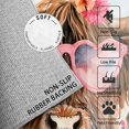 thumbnail image 2 of 4x5 Rug, Highland Cow Rug Washable Non Slip Soft for Living Room Bedroom, Funny Highland Cattle Area Rug, Farmhouse Animal Carpet, Highland Cow Home Decor & Gifts, 2 of 7