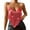 Red-B, variant on QHFBli Sexy Metallic Chain Top for Women - Sequin Rhinestone Backless Crop Outfit Sparkly EDM Party Club Night Tank Shirt