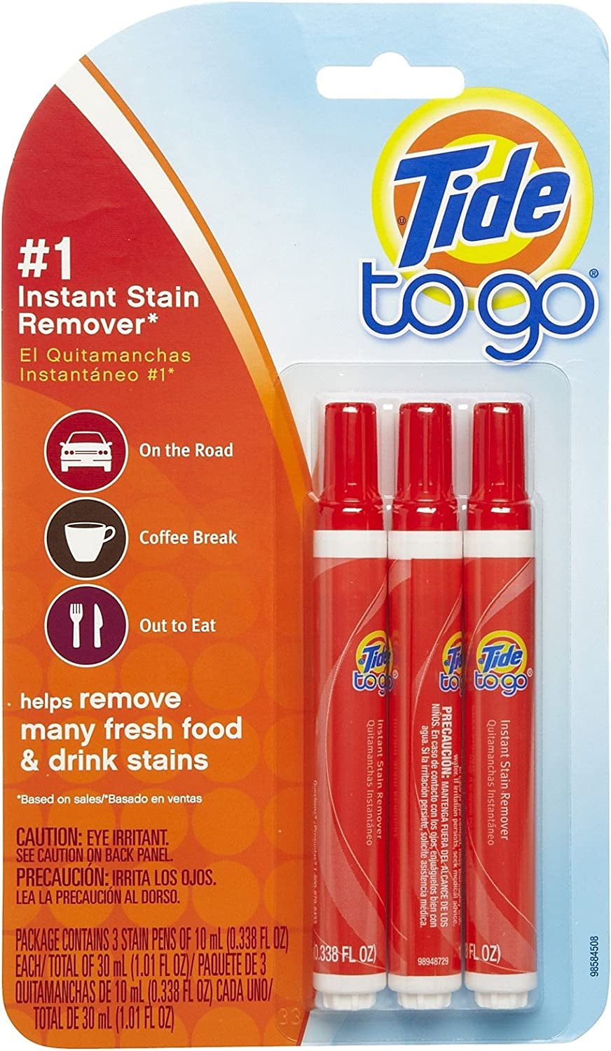 Tide To Go Instant Stain Remover Pens 3 Ea (Pack Of 4)