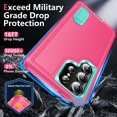 thumbnail image 4 of Funda BahaHoues para Samsung Galaxy S25 Ultra rosa/azul, 4 of 8