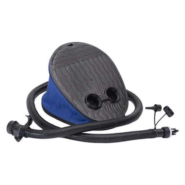 Bomba de aire portátil con manguera Bomba de piezaza de fuelle liviano para bote inflable, libre, pelota de ejercicio, inflables,