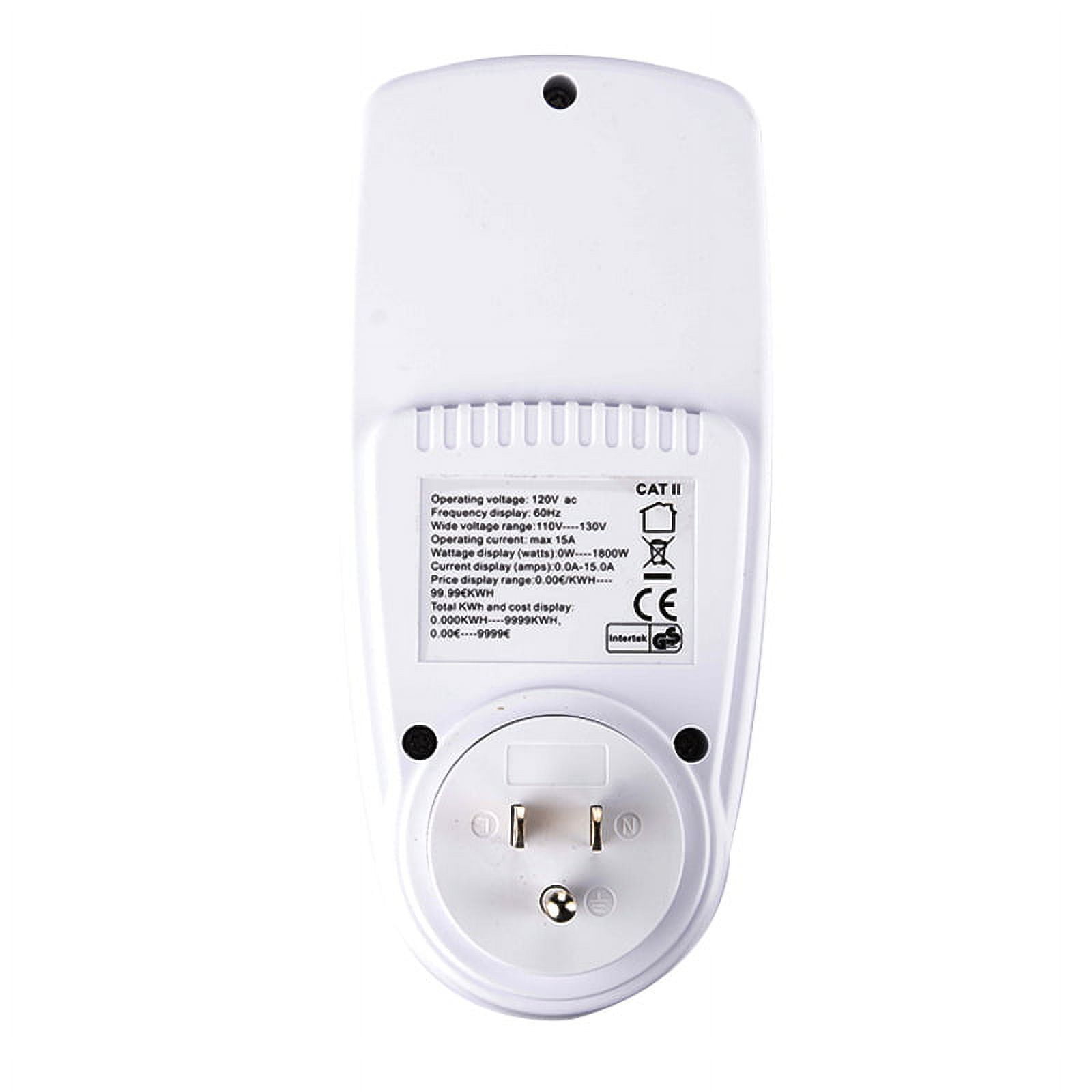 Digital Power Monitor Meter Usage Energy Watt Amp Volt KWh Electricity