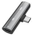 thumbnail image 1 of Mini 2 in 1 Converter Type-C to 3.5mm Audio Adapter Type-C Headphone Adapter Multi-Function Convert, 1 of 5