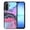 Colorful Marble, variant on WIRESTER Shockproof Soft Rubber Cover Case for Samsung Galaxy A17 5G 6.7" 2025, Purple Green Galaxy Marble