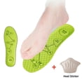 thumbnail image 2 of nsole+Heel Sticker Set銆慒oot Acupressure Insoles For Shoes Sole Sweat Absorbing Deodorant Insole Breathable Running Insoles 1Pair gray 39-40, 2 of 6