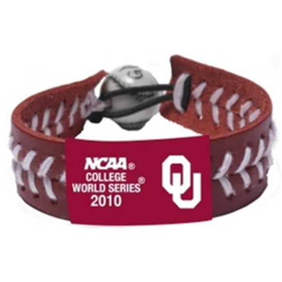 Oklahoma Sooners Bracelet Team Color Baseball 2010 College World Series
