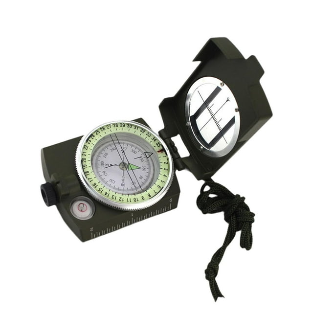 Brújula de supervivencia, minibrújula portátil que en la oscuridad, brújula geológica, brújula portátil para orientación al aire libre