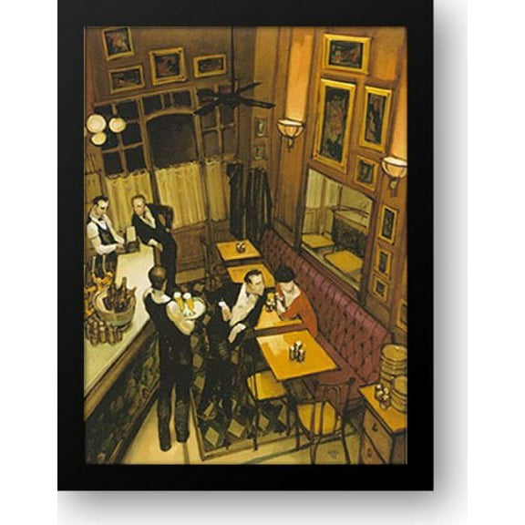 Bistro 9x11 Framed Art Print by Machado, Juarez