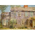 thumbnail image 2 of Hassam, Childe 32x24 Gold Ornate Wood Framed with Double Matting Museum Art Print Titled - Old House-Easthampton-Long Island, 2 of 4