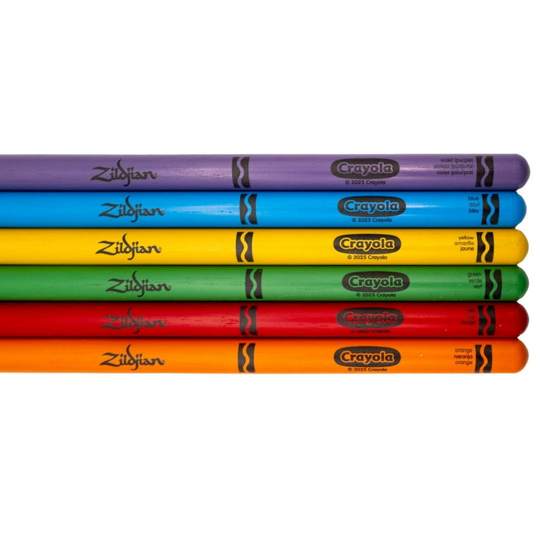 Zildjian x Crayola Pack, 6 Kids Drumsticks Pad - Walmart.com