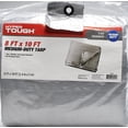 thumbnail image 2 of Hyper Tough 8' x 10' Medium Duty Tarp All Weather Protection All Purpose Cover, 2 of 3