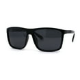 thumbnail image 2 of Polarized Light Weight Mens Sporty Plastic Horn Sunglasses Shiny Black, 2 of 4