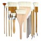 thumbnail image 1 of Pottery Brushes for Glazing,15 Pcs Ceramic Brushes Set, 1 of 5
