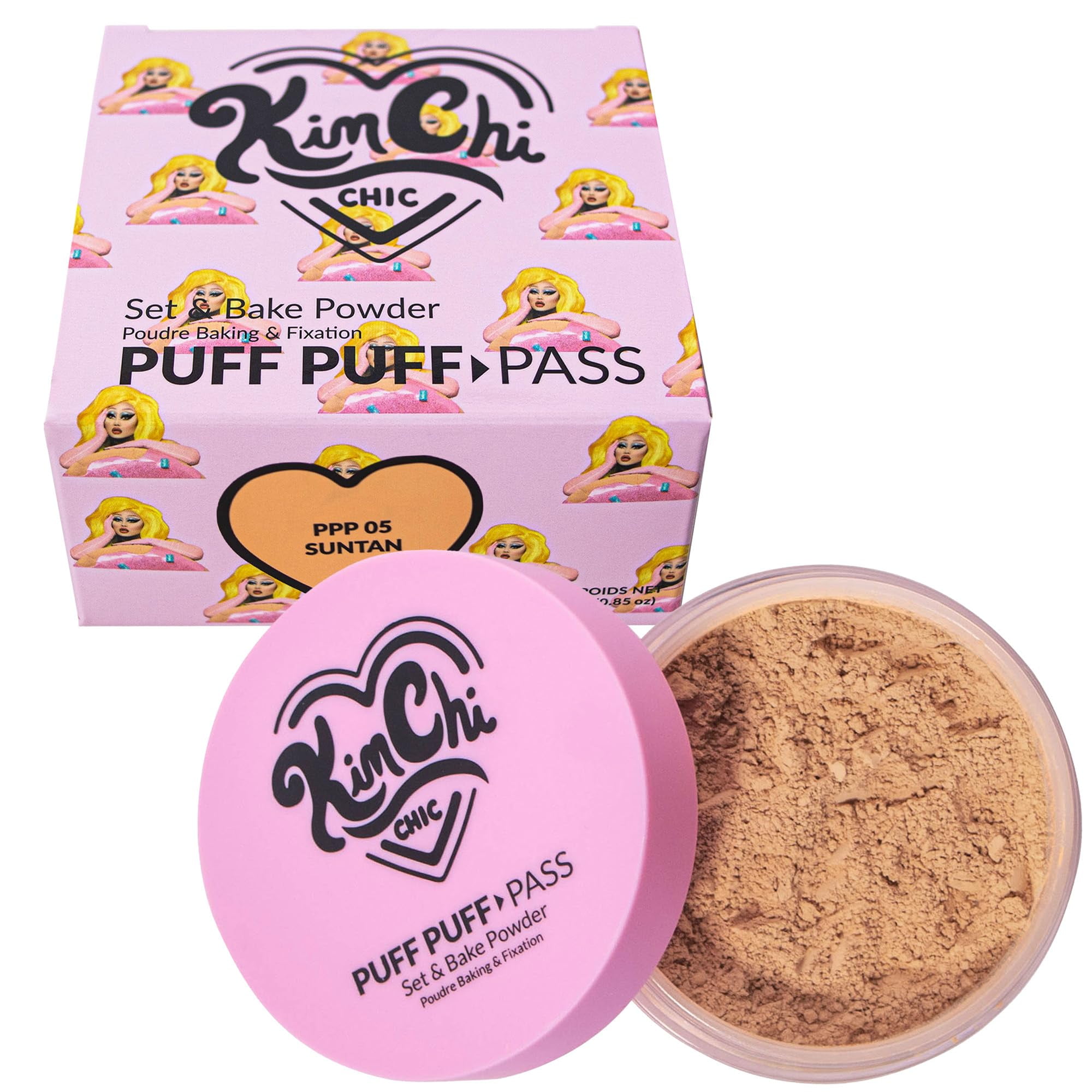 Kimchi Chic Beauty Puff Puff Pass Set And Bake Powder Loose Face