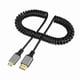 thumbnail image 3 of 60Hz HDMI-Compatible to Mini/Micro HDMI Coiled Extension Cable, 4K Support, 3 of 4