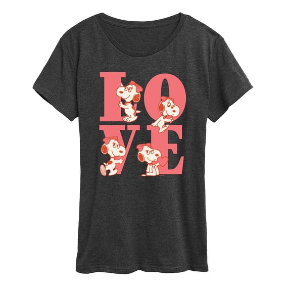 Peanuts - Belle Love Short Sleeve Graphic T-Shirt