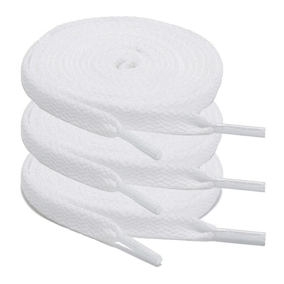 3Pair 24 - 72 Inch Flat Shoe Laces Replacement for Sneakers Boots Athletic Shoes