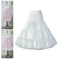 thumbnail image 4 of ROZYARD Women Vintage Petticoat Skirt Crinoline Shiny Tulle Mesh Lolita Puffy Underskirt, 4 of 16
