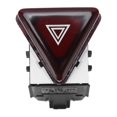 thumbnail image 1 of Dark Red Warning Emergency Flash Switch Button 1K0953509A Car Interior Accessories Replacement for RABBIT MK5, 1 of 5
