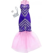 Barbie Complete Looks Purple Mermaid Gown