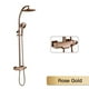 thumbnail image 1 of Luxury golden brass shower system with constant temperature design, dual control of cold and hot, 3-function bathroom faucet My Lux Decor Round, 1 of 12