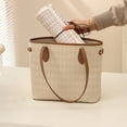 thumbnail image 5 of Large-Capacity Roll-Up Jewelry Storage Bag, Portable Travel Organizer for Gold Jewelry Rings Necklaces, Durable Covered Jewelry Pouch for Home and Travel Use, 9*28.3in, Beige, 5 of 6