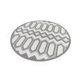 thumbnail image 6 of Unique Loom Arlo Collection Area Rug - JJ (5' 3" Round Charcoal/Ivory), 6 of 9