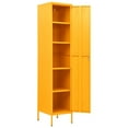 thumbnail image 4 of vidaXL Armoire de Rangement Jaune Moutarde 35x46x180 cm Steel, 4 of 5