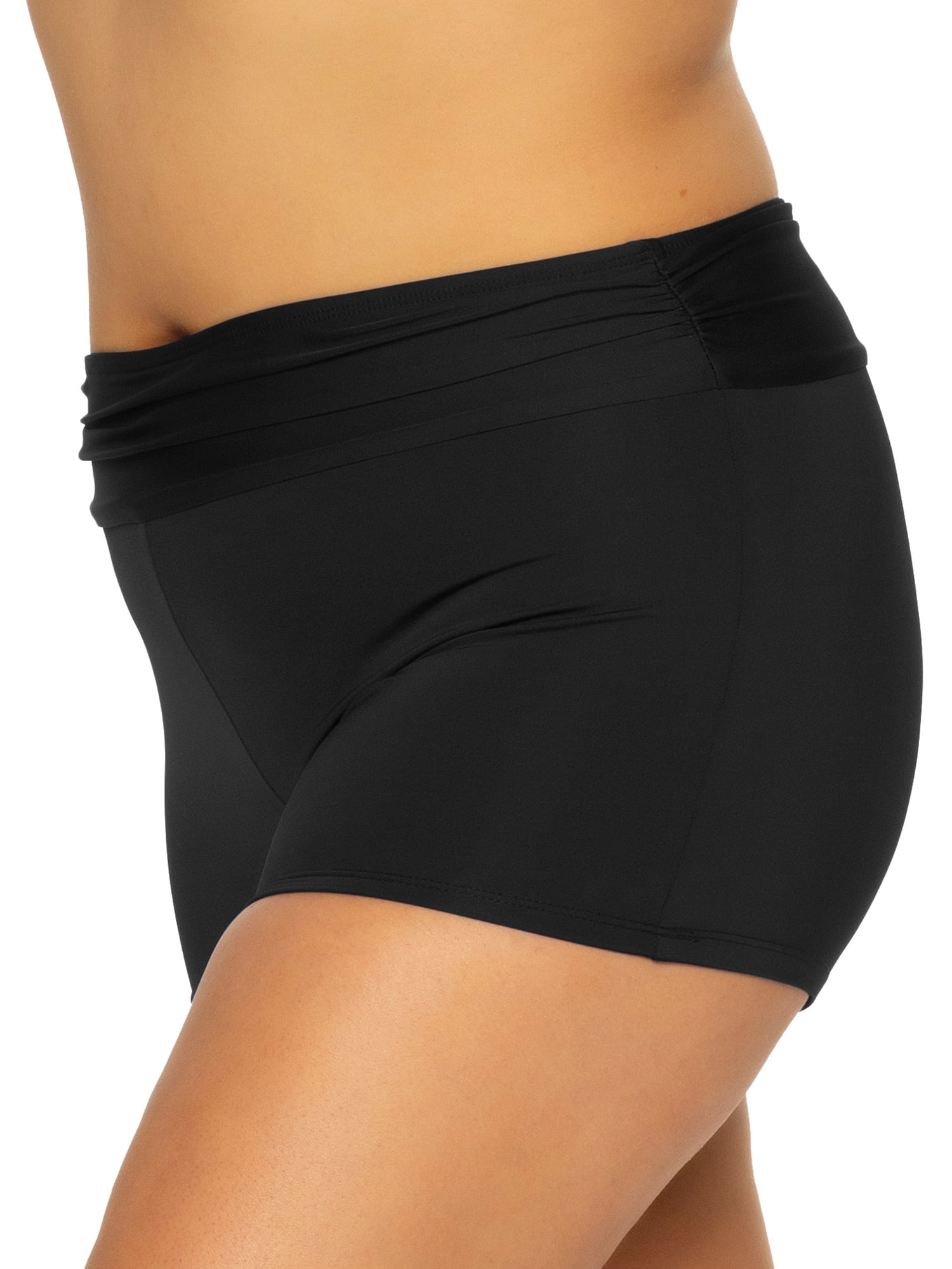 BCA BCA Women's Plus Size Charlie Boyshort Swimsuit Bottom Walmart