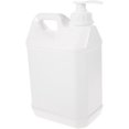 thumbnail image 1 of Dispensador De Bomba Para Gel y Jabón 3l, Botella Cuadrada De Plástico Blanca, Hogar y Baño, Recipiente Recargable De Mano Con Presión Para Líquidos De Higiene, 1 of 5